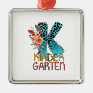 K Kinder Garten Teacher Metal Tree Decoration