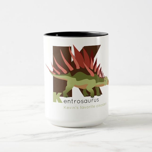 K like Kentrosaurus Mug (Center)