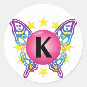 "K" logo stickers
