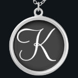 K Monogram Custom Pendant Necklace<br><div class="desc">K Monogram Custom Pendant Necklace.</div>