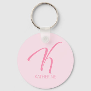 K Monogram Personalised Key Ring