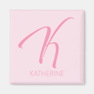 K Monogram Personalised Magnet