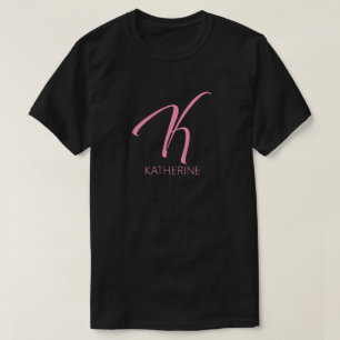 K Monogram Personalised T-Shirt