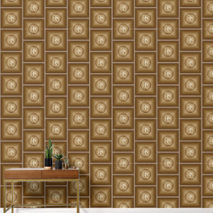 "K" Monogram Wallpaper