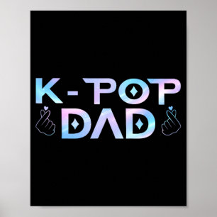 K-p Dad and Mum Kids Gift Funny Birthday Poster