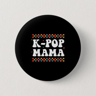 K-p Mama Cute Funny K-p Music Drama Korean Mom Wom 6 Cm Round Badge