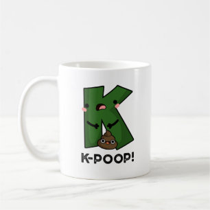 K-poop Funny K-pop Poo Pun  Coffee Mug