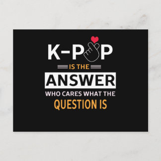 K-POP All Day Postcard