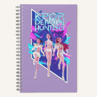 K-Pop Anime Idol Group Spiral Notebook