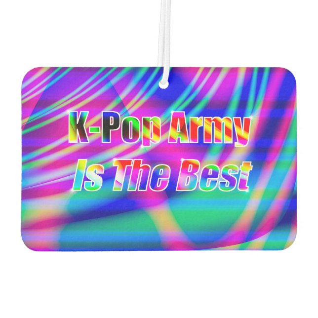 K-Pop Art Car Air Freshener (Back)