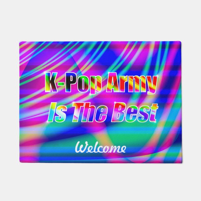 K-Pop Art Doormat (Front)