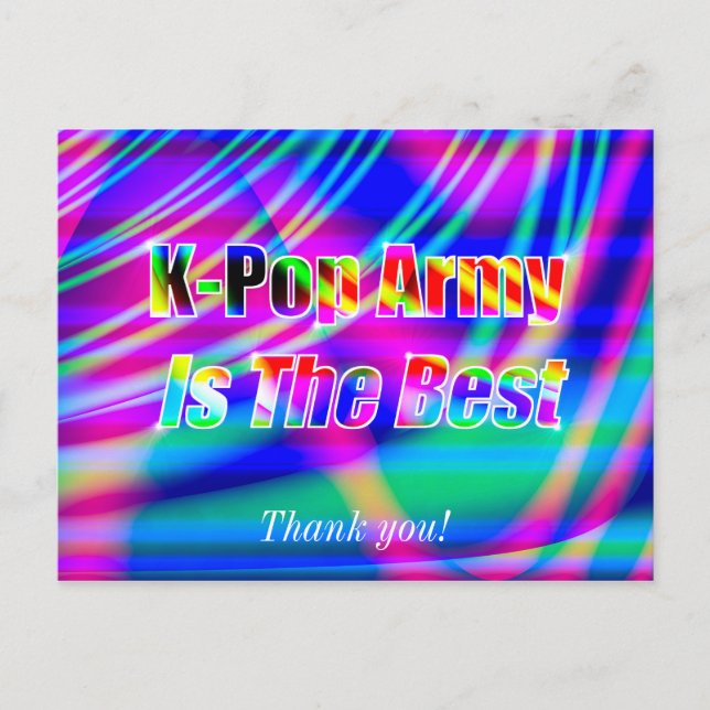 K-Pop Art Postcard (Front)