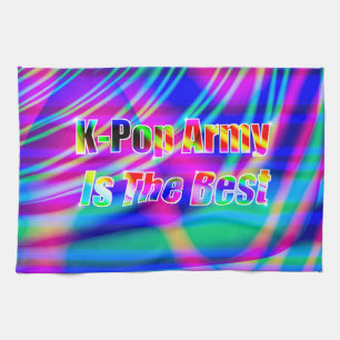 K-Pop Art Tea Towel