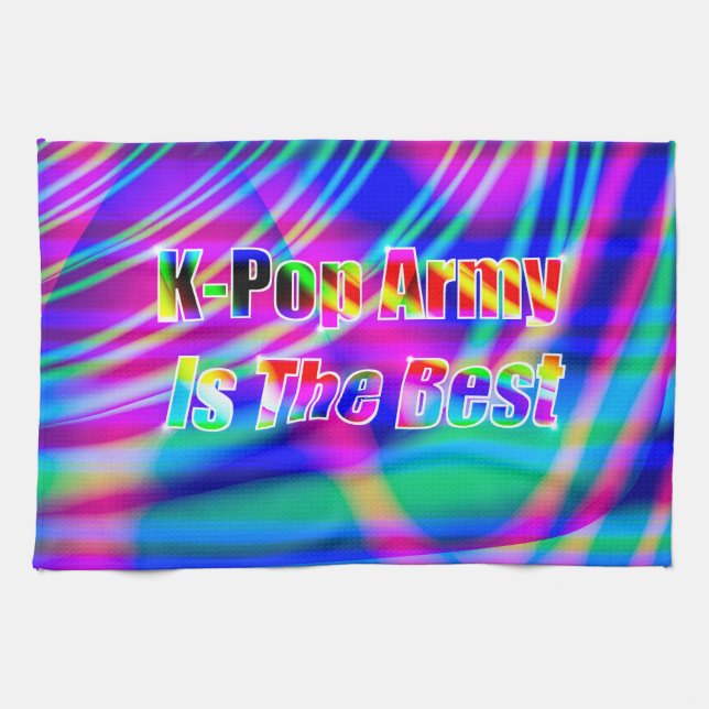 K-Pop Art Tea Towel (Horizontal)