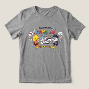 K-Pop Aussie Duo Pick Up 12 Stray Card Game Stray Tri-Blend Shirt