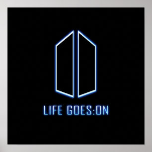 K-Pop BTS Life Goes On Poster Wall Decor