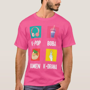 K-Pop Fashion For Fans Of Korean K-Drama K-Pop Mer T-Shirt