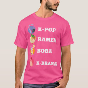 K-Pop Fashion For Fans Of Korean K-Drama K-Pop Mer T-Shirt