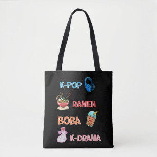 K-Pop Fashion for Fans of korean K-Drama & K-Pop Tote Bag