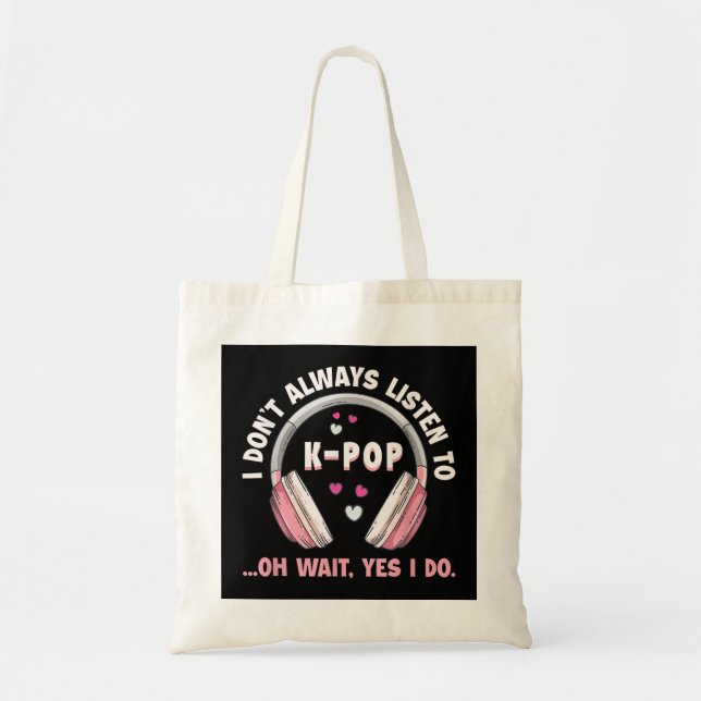 K-Pop Fashion for Fans of korean K-Drama & Merchan Tote Bag (Front)