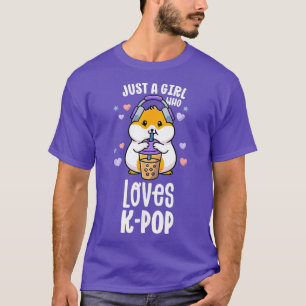 K Pop Gifts For Teens Girl Kawaii KPop Hamster T-Shirt