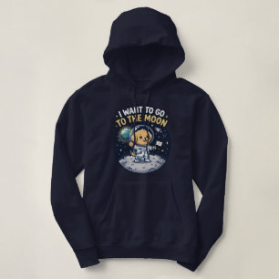 K-Pop I Want To Go To The Moon Stray Puppy Hoodie