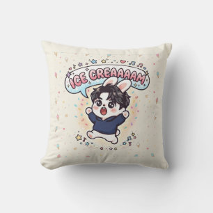 K-Pop Ice Cream Stray Rabbit Fandom Cushion