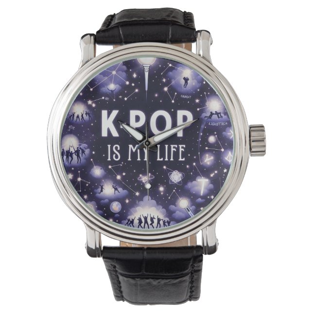 K-pop Is My Life Floating Among the Stars Watch (Front)