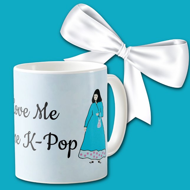 K-pop Korean Girl in Hanbok  Coffee Mug (Creator Uploaded)