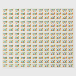 K-pop korean pop music theme birthday party wrapping paper