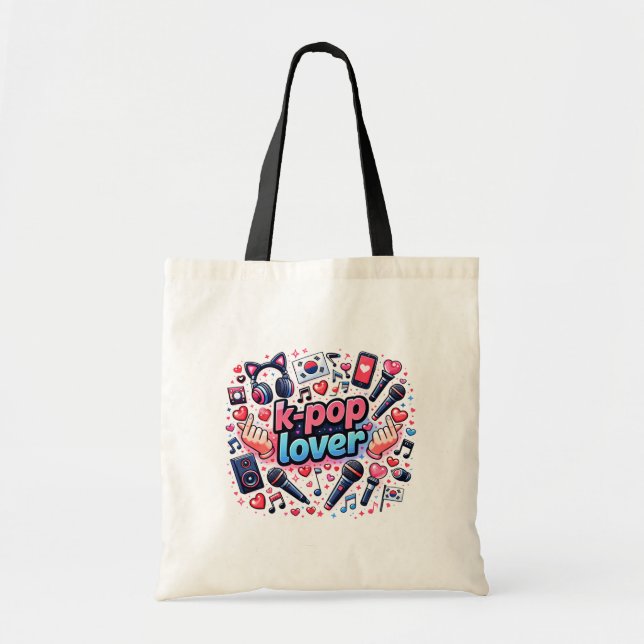 K-Pop Lover Tote Bag (Front)
