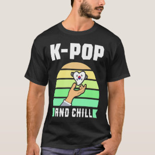 K Pop Music and Chill South Korea Panda Music Seou T-Shirt
