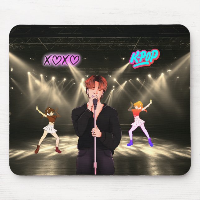 K-Pop music  Mouse Mat (Front)
