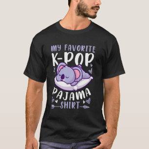 K-Pop Music Sleeping Koala K-Pop Pajama Tee