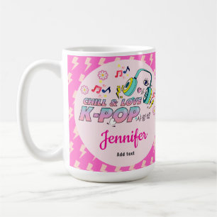 K-Pop Music Star Korean Theme Birthday Girl Gift Coffee Mug
