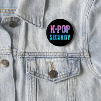 K-Pop Security Korean Pop Music Concert 6 Cm Round Badge