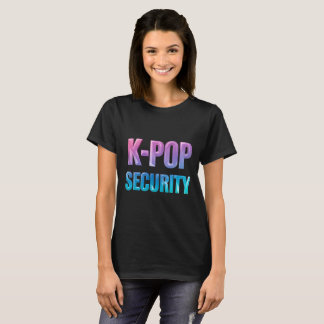 K-Pop Security Korean Pop Music Concert T-Shirt