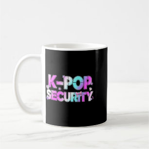 K-Pop Security Mum Dad Kids Funny Birthday Theme Coffee Mug