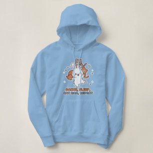 K-Pop Stray Cat Dad Dancing Rabbit Hoodie