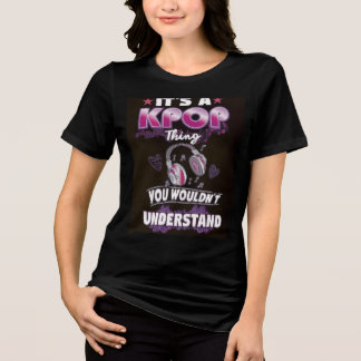 K-Pop Women's  Tri-Blend Shirt