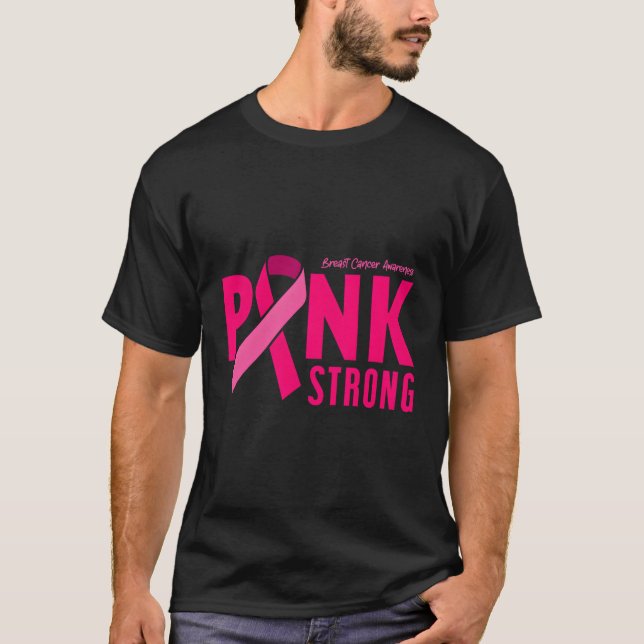 K Strong Breast Cancer Awareness T-Shirt (Front)