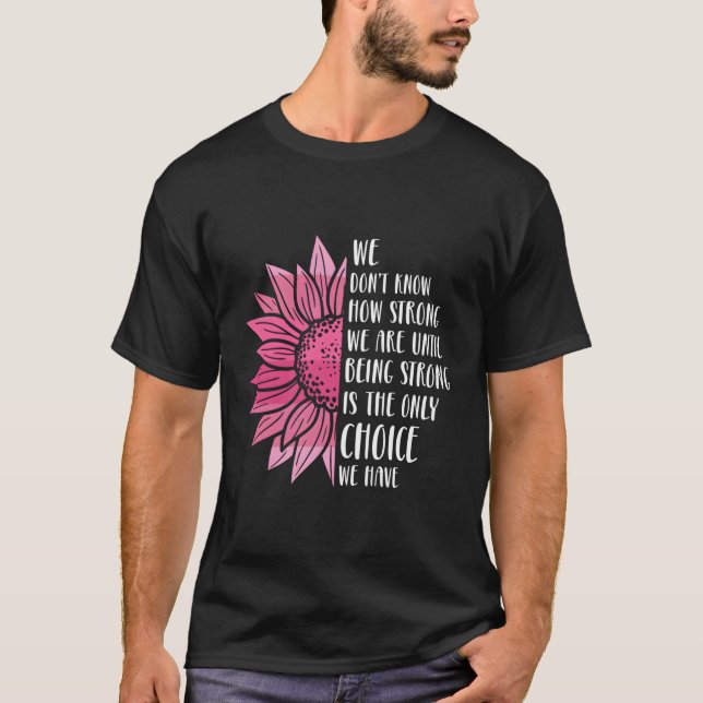 K Strong Warrior Breast Cancer Awareness T-Shirt (Front)