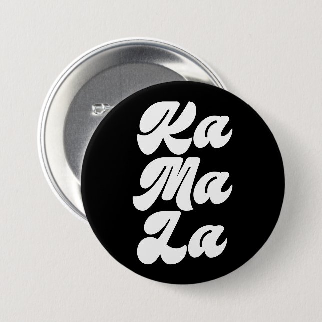 KA MA LA 7.5 CM ROUND BADGE (Front & Back)