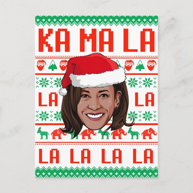 KA MA LA LA LA HARRIS POSTCARD (Front)