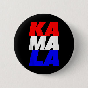 Ka Ma La - Red Harris Wheimer Presidential Electio 6 Cm Round Badge