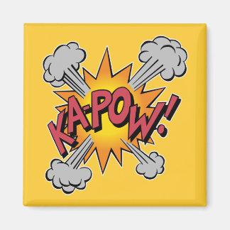 KA-POW! Comic Book Graphic Magnet