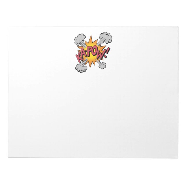 KA-POW! Comic Book Graphic Notepad (Front)