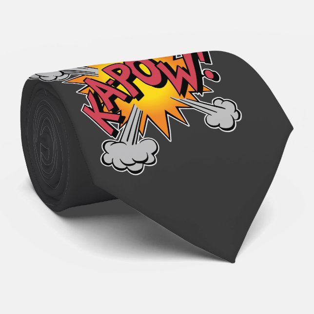 KA-POW! Comic Book Graphic Tie (Rolled)