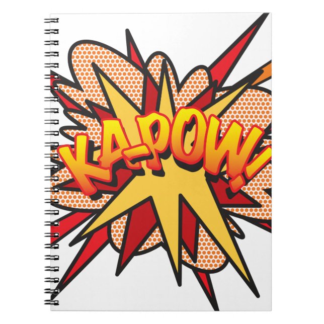 KA-POW Fun Retro Comic Book Pop Art (Front)