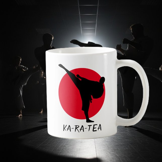 KA-RA-TEA Funny karate coffee mug gift (karate mug)